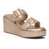 Jenaa Buckle Wedge Sandals